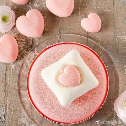 3D Silicone Baking Mold for Candles, Love Heart Shape Silicone Mold for Soap, Mousse Cake, French Dessert