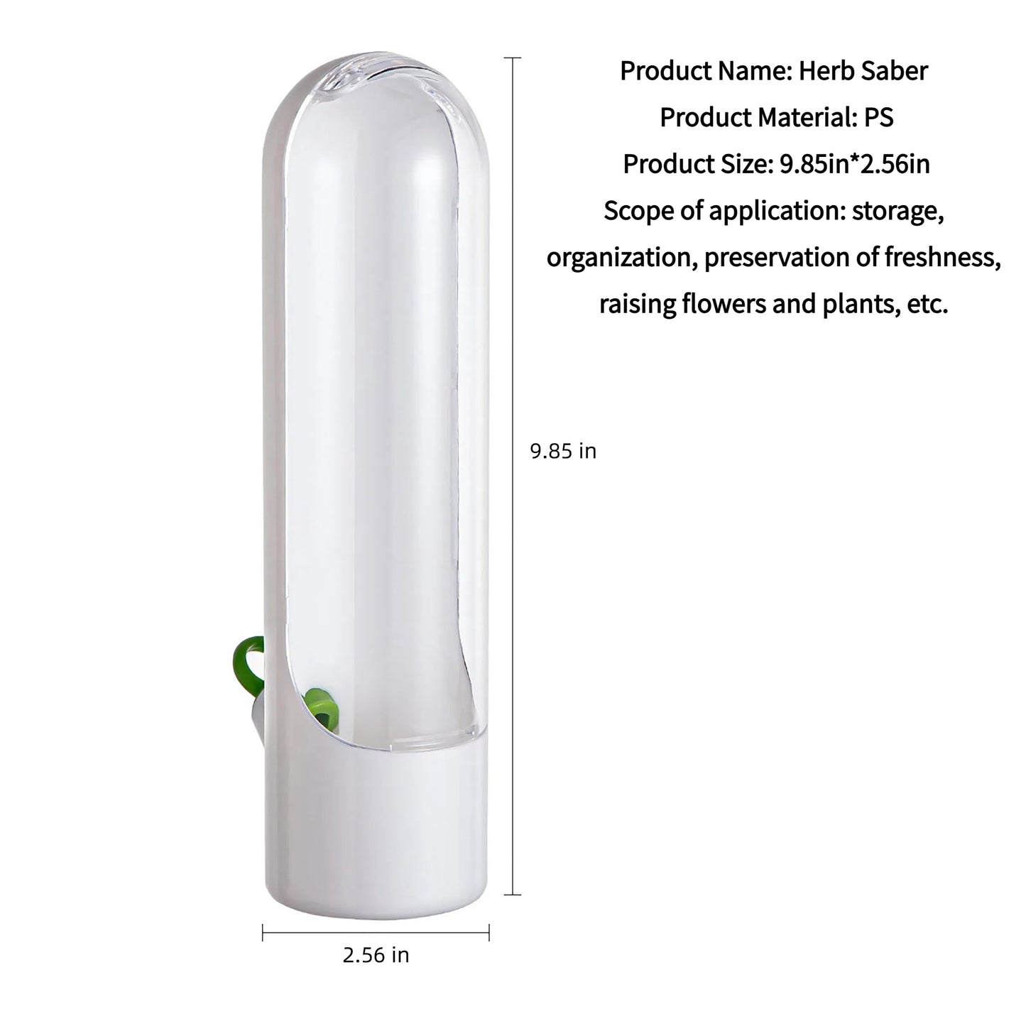 Ristpal 3Pack Herb Saver for Refrigerator for Cilantro, Parsley, Asparagus, Mint,Vegetable Preservation Containers, Keeps Greens Vegetables for 2-3 Weeks