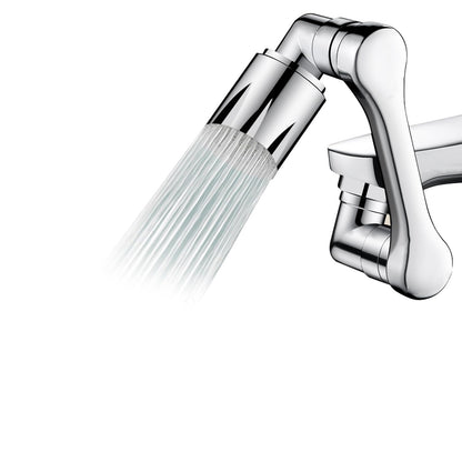 1440° Swivel Faucet Extender Sink Aerator 2 Mode Splash Water Filter Extension Kitchen Bathroom 360° Rotatable Spray Attachment Multifunctional Universal Robotic Arm Wash Hand Hair