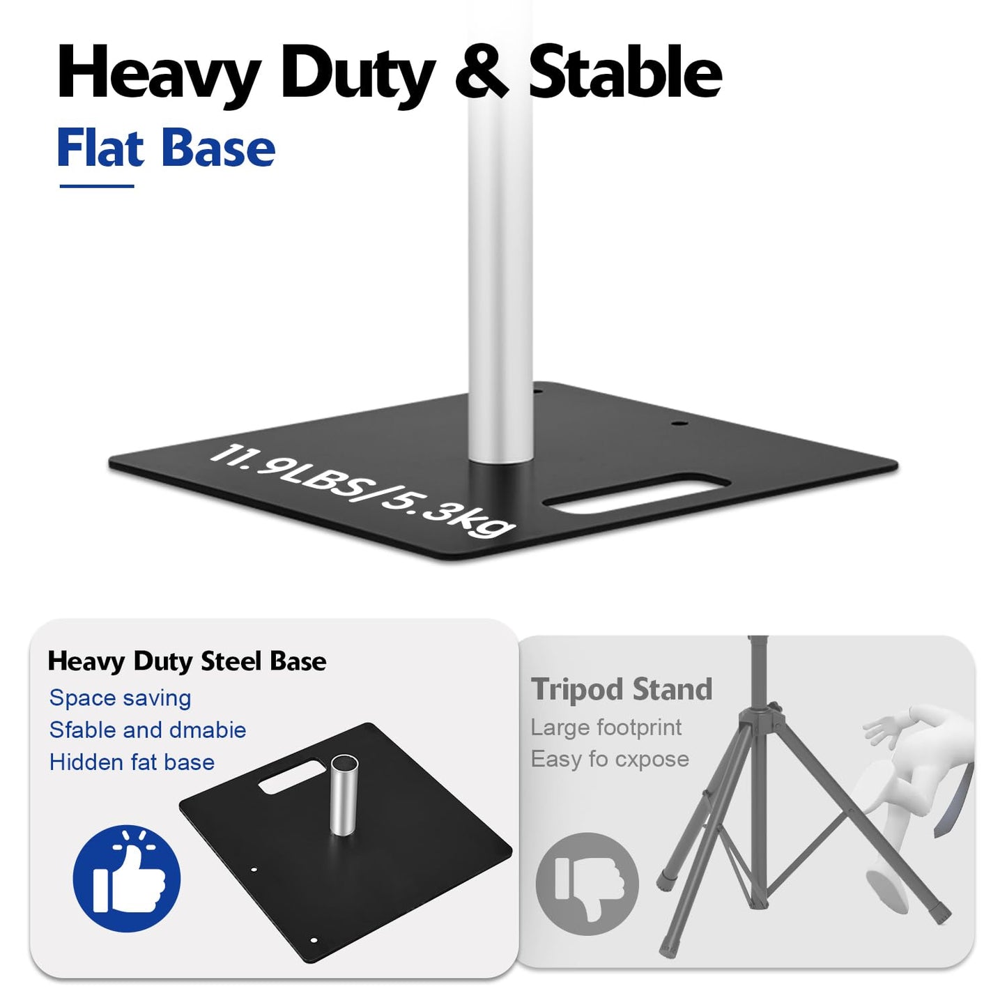 Hecis Heavy Duty Backdrop Stand,12x12ft Double Crossbar Pipe and Drape Stand, arch backdrop stand, Back Drop Stand for Party Event, Trade Shows & Wedding Decor