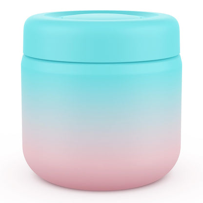 TIME4DEALS Kids Thermo Insulated Food Jar for Hot Food - 13.5oz Food Thermo for Kids Stainless Steel Lunch Containers Wide Mouth Leak Proof with Lids Airtight for Girls (Candy)