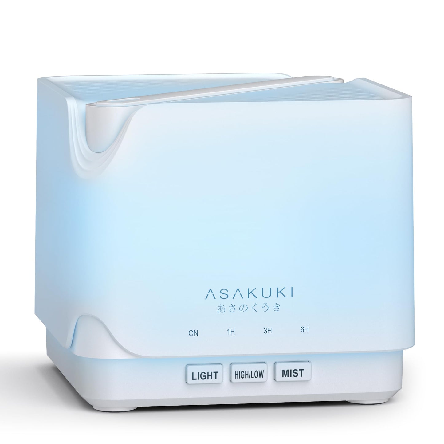 ASAKUKI 700 ml Premium Essential Oil Diffuser, 5 in 1 Ultrasonic Aromatherapy Fragrant Oil Vaporizer Humidifier, Timer and Auto-Off Safety Switch, 7 LED Light Colors