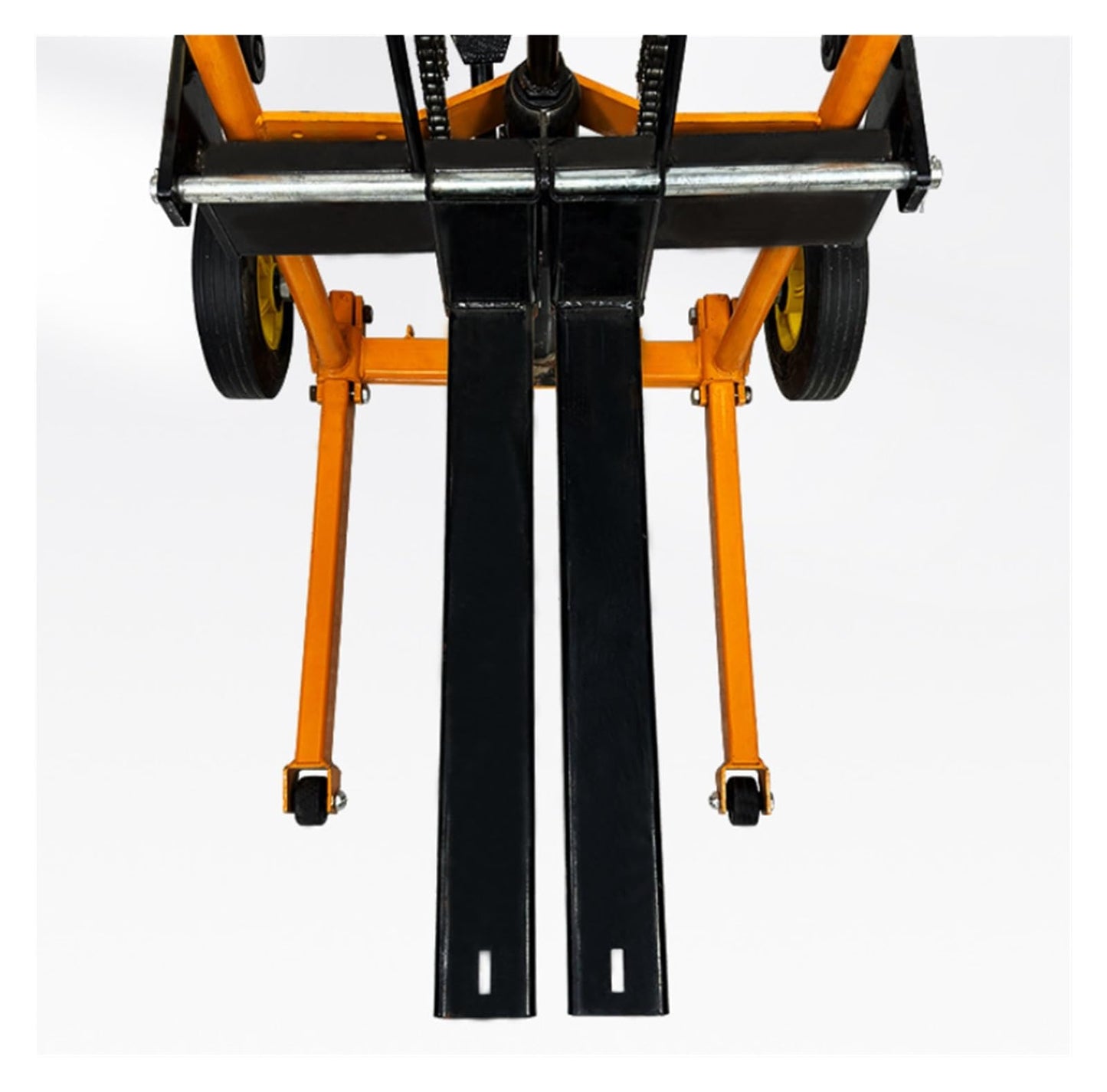Foldable Hydraulic Lift Winch Stacker Manual Forklift Pallet Jack Pallet Truck Ideal for Warehouse Workshop
