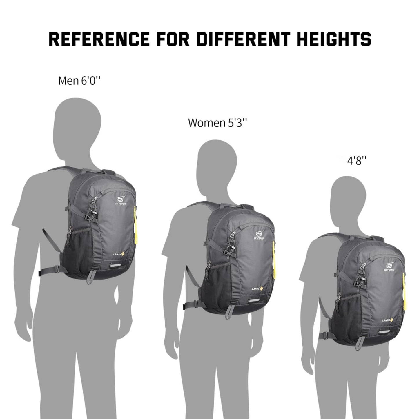 SKYSPER Small Hiking Backpack, 20L Lightweight Travel Backpacks Hiking Daypack for Women Men