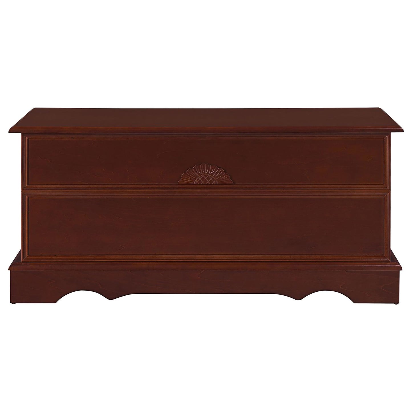 Generic Traditional Rectangular Cedar Chest, 22"H x 40"W x 21"D, Brown, Storage-Chest