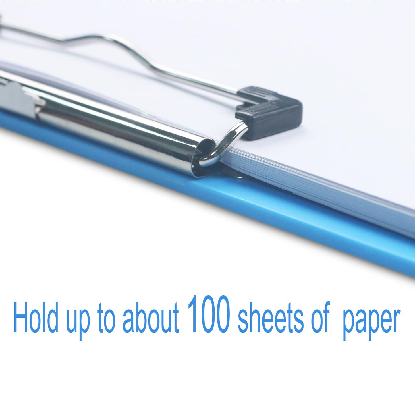 Acocony 11x17 Clipboard with Ruler Extra Large Clipboard Landscape Low Profile Clip 11 x 17 Clipping Board Plastic Blue Pack of 1