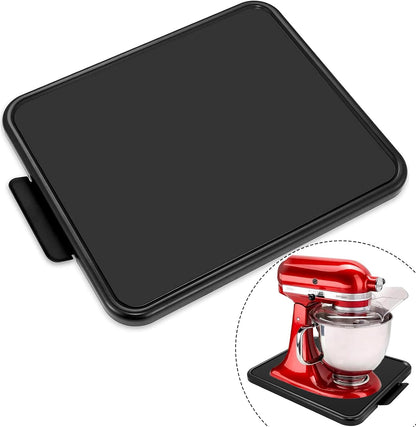 Kitchen Appliance Sliding Tray - Coffee Maker Rolling Tray for Kitchenaid Mixer, Toaster, Blender Storage (Steel)
