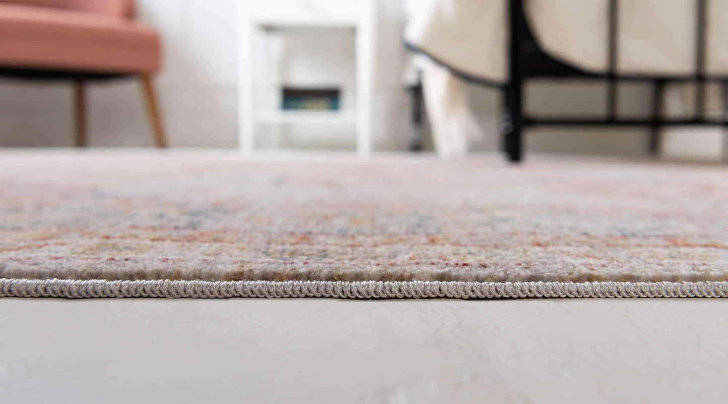 Unique Loom Noble Collection Area Rug - Victoria (8' x 10' Rectangle, Multi/Beige)