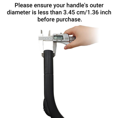 EZ SPARES Flexible Crevice Cleaning Tool 25inch Replacement,Vacuum Hoses Accepting 1-1/4",1-3/8" Attachment for Home Car Detailing Removable Brush Head Univeral,Deep Reach Precision Cleaning