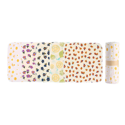25Pcs of Multi-Color Reusable Washable Single-Layer Toilet Paper Rolls, Durable Rollable Cleaning Cloths for Daily Use and Home Cleaning