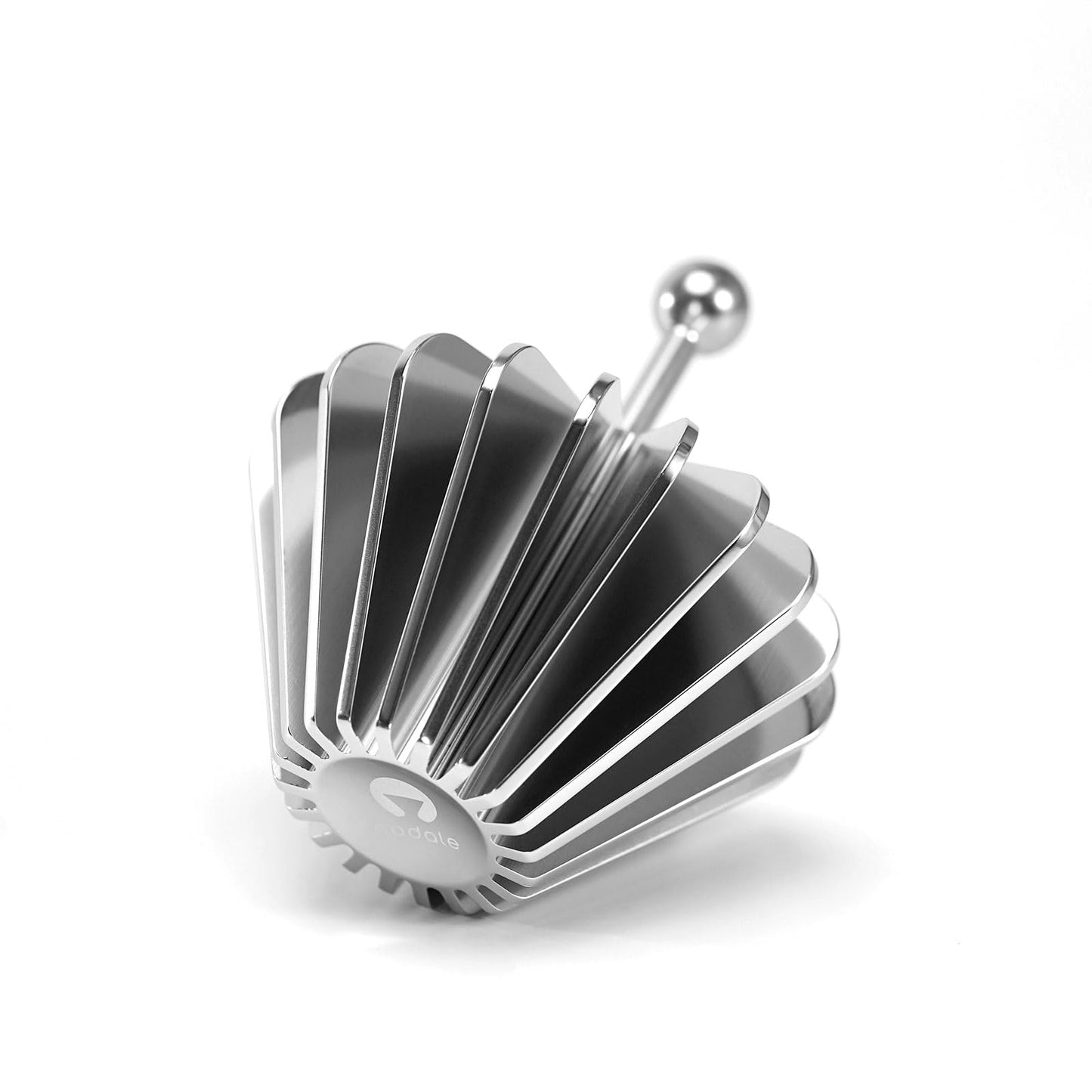 Codale Filter Paper Presser All Metal Coffee Filter Shape Retainer Pre-pour Tool for Basket & V60 Filter Paper Pour Over Coffee (Silver)