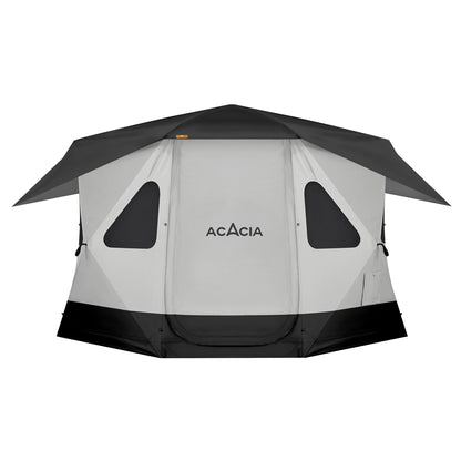 Space Acacia Lite Camping Tent | 4-8 Person Pop Up Tents for Camping | Lightweight & Durable Beach Tent | Level 7 Wind Resistance, UPF 50+ | Quick Setup for Camping & Backyard, Moonstone