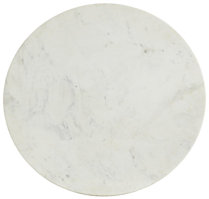 Meridian Furniture Emery White Marble End Table