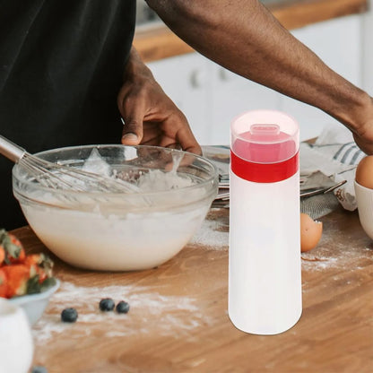 FILFEEL 4-Hole Squeeze Type Sauce Bottle, Resin for Ketchup, Jam, Mayonnaise, Olive Oil, Yellow/Red