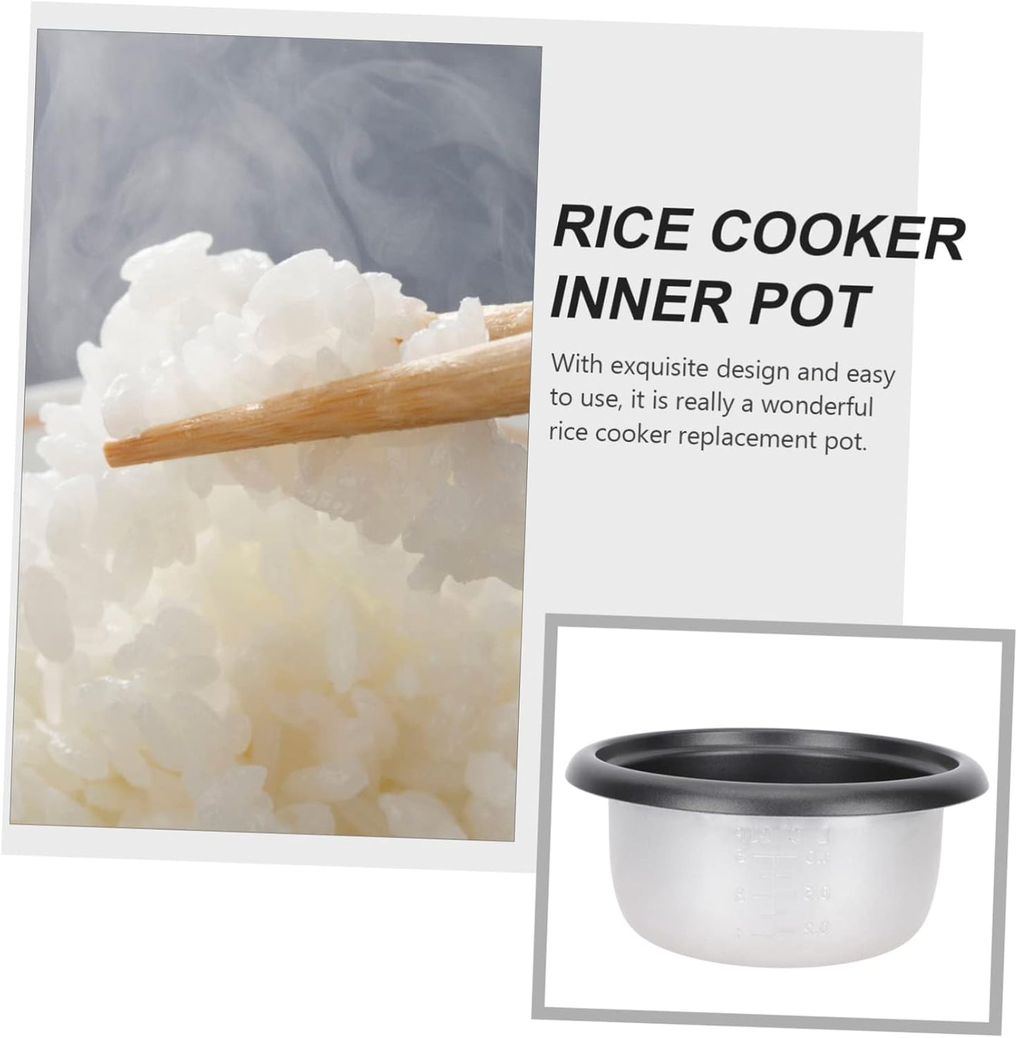 10 Cup Rice Cooker, Stainless Steel Pressure Cooker and Steamer, Rice Cooker Parts, Cooking Pot