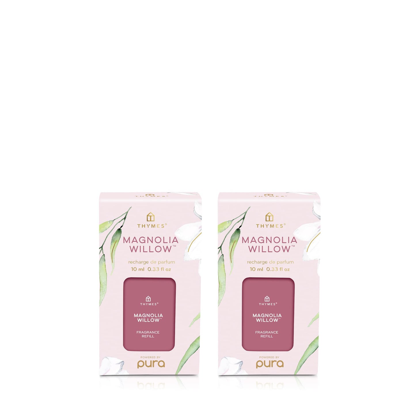 Thymes Pura Refills – 2 Pack of Oil Diffuser Scents – Long-Lasting Pura Diffuser Refills – Premium Home Fragrance – Notes Siberian Fir Needles, Cedarwood & Sandalwood (Frasier Fir, Pack of 2)