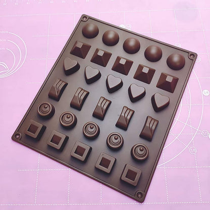 Happy Mothers Day Chocolate Mold Silicone Cake Pan, Non-toxic Set of 2 for Baking, DIY Candy Gifts