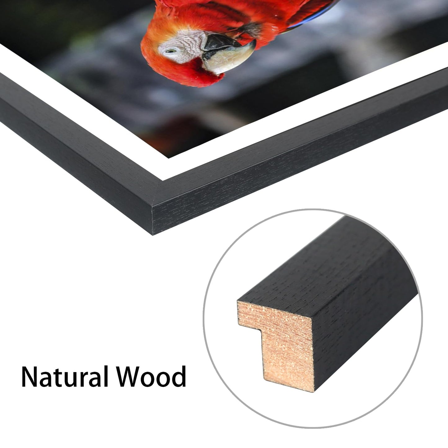 Mxtallup 18x22 in Diamond Painting Picture Frames 16x20 in Diamond Art Frame , Display Pictures16x20 Inch/ 40x50 cm with Mat or 18x22 Inch/45x55 cm Without Mat, Wall Diamond Embroidery 18x22 Picture