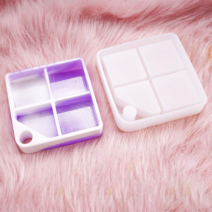 FineInno Jewelry Organizer Box Resin Molds Multi-Layer Rotating Jewelry Tray Storage Case Silicone Molds with Rotation Axis for Bracelets Rings Necklace Bracelets Holder