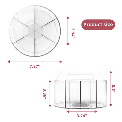 Absonic 250pcs Acrylic Pencil Holder Marker Organizer, 360-Degree Rotating Pen Holder, Crayon Organizers for Kids Pencil Organizer Caddy Art Supply Lazy Susan Organizer for Desk Home School Office
