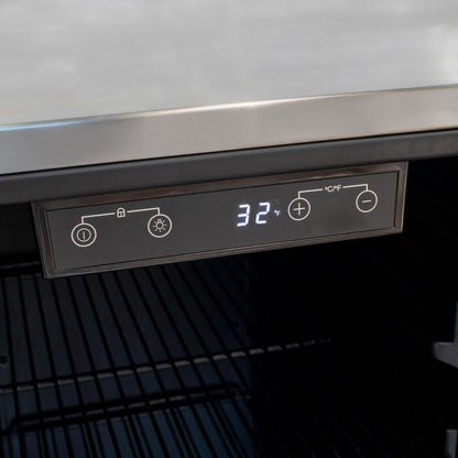 Kegco 15" Wide Single Tap Stainless Steel Built-In Outdoor Commercial Kegerator HK-15-SS