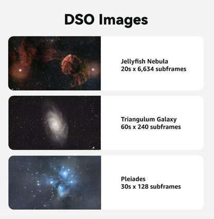 DWARFLAB Dwarf 3 Smart Telescope - Portable Astrophotography Camera, Capture Astronomy/Wildlife/Panorama, AZ/EQ Mode, Built-in Processing, 4K Auto-Tracking, Ultra-Light 3lb, Ideal for All Ages
