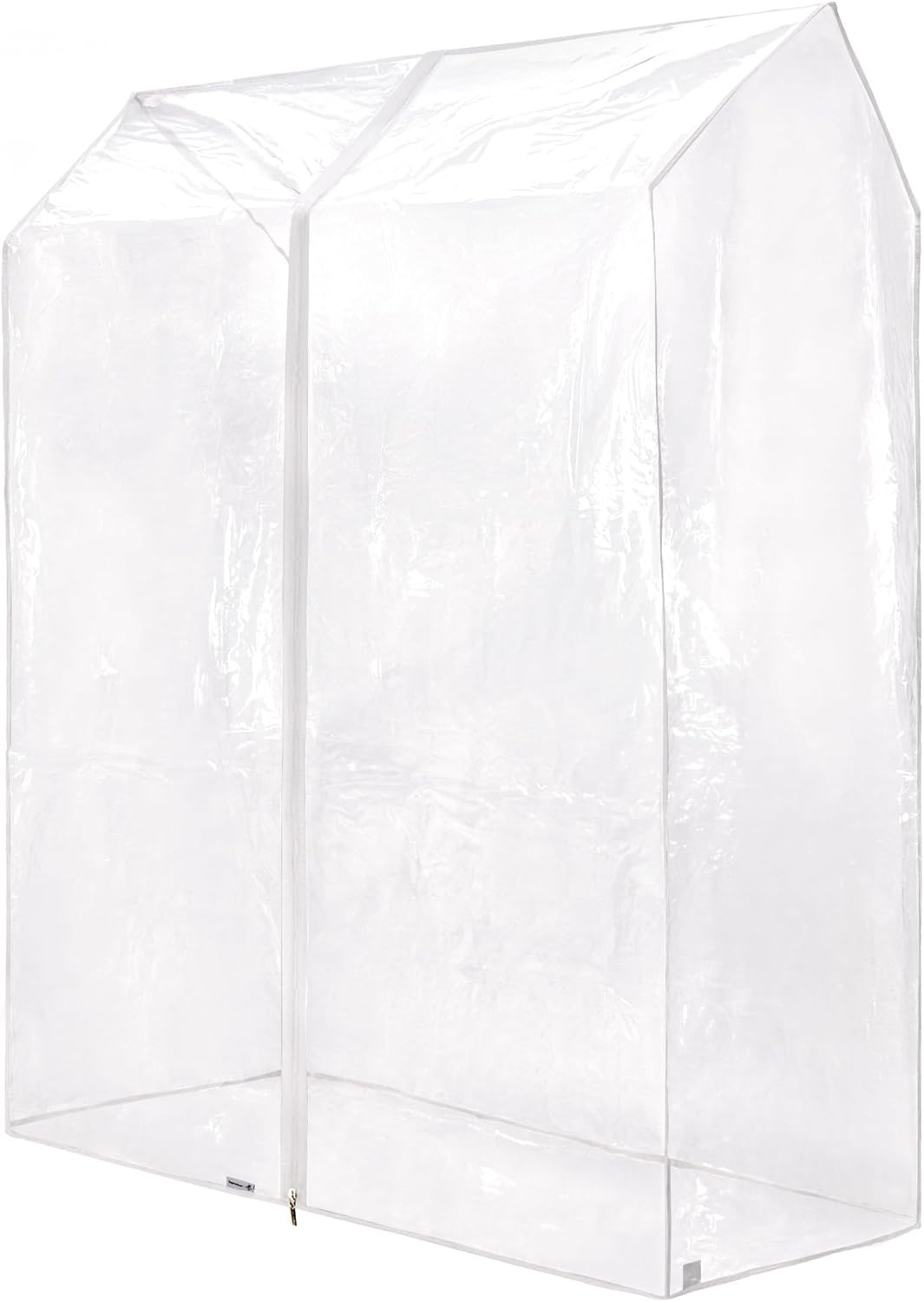 HANGERWORLD 4ft Clothes Garment Rack Cover, Clear Showerproof COVER ONLY (48"x24"x65")
