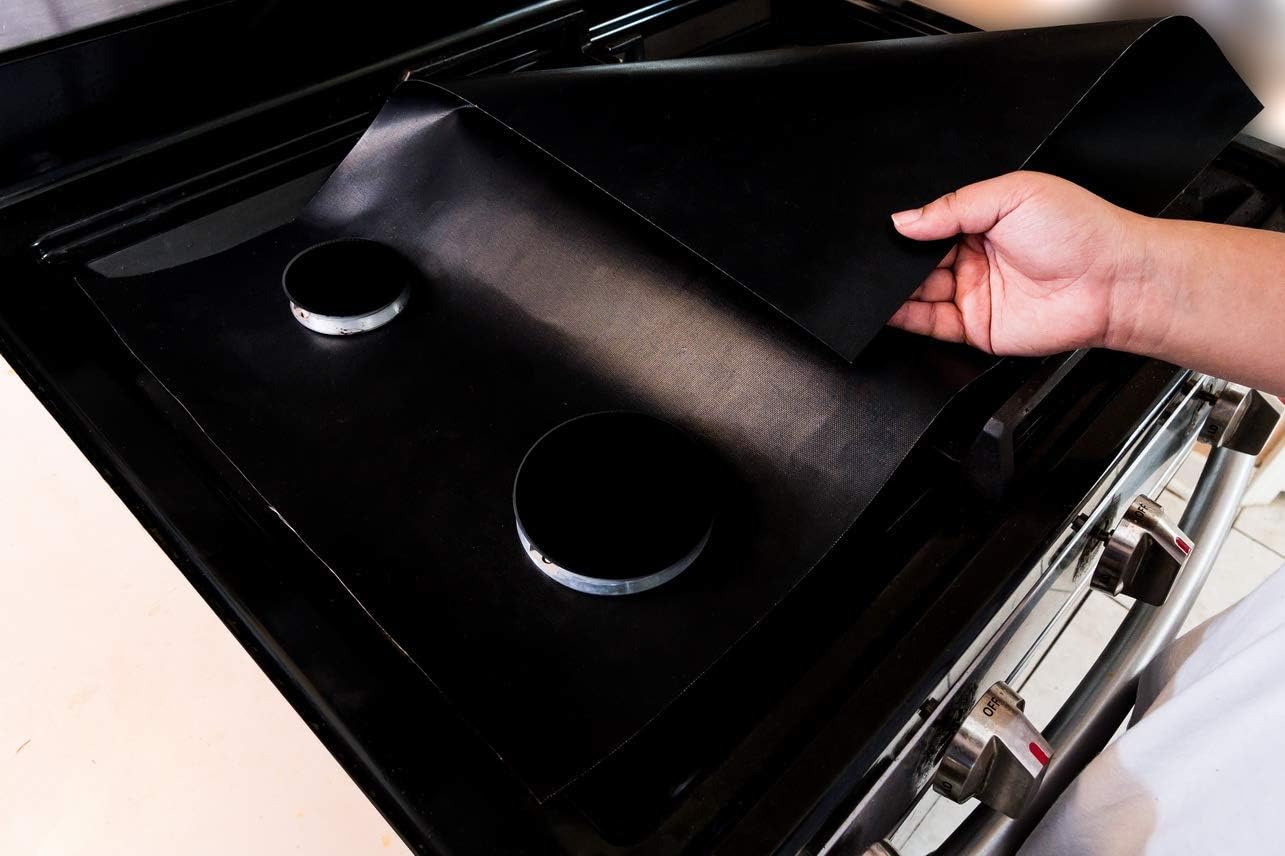 Oven Liners for Bottom of Oven – Heavy Duty Non Stick Reusable Oven Liner for Gas & Electric Ovens – Oven Mat for Bottom of Oven – Heat Resistant to 500°F, 23x16.25", 3 Pack
