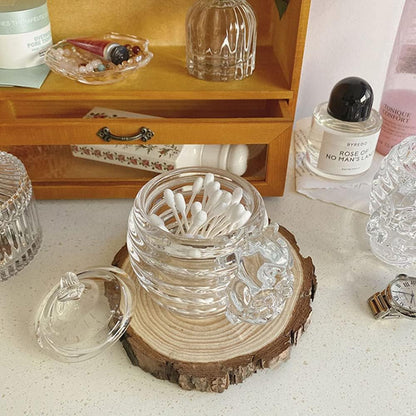 XIZHI 200ML Glass Honey Jar with Bee Decoration Lid and Small Bear Decorative Handle Transparent Honey Pot for Home