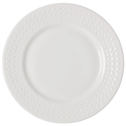 Mikasa Patterson Vegan Bone China Chip Resistant 12 Piece Dinnerware Set, Service for 4