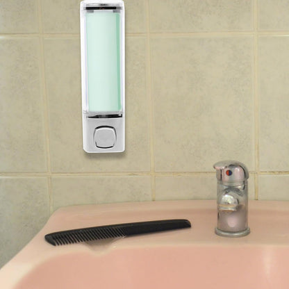 Travel Shampoo Hand Soap Dispenser - Refillable Liquid Holder Box for Home and Office (Plating)