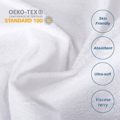 14 Inch,2 Pack Twin XL Mattress Protector Cover Cooling,Extra Long Twin Waterproof Viscose Terry Mattress Protector