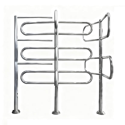 Manual Swing Gate, One-Way Push-in Rotating Barrier for Entrance Control in Supermarkets and Factories
