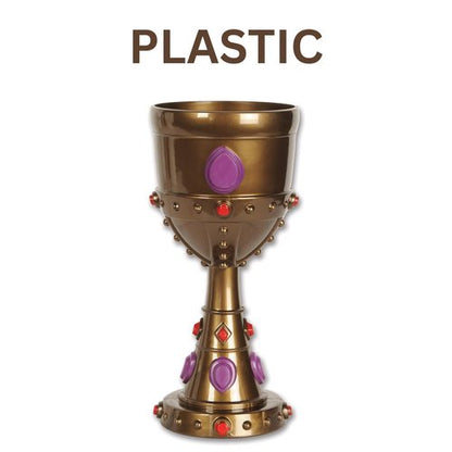 Beistle, 2 Piece Plastic Jeweled Goblets, 8 Ounces