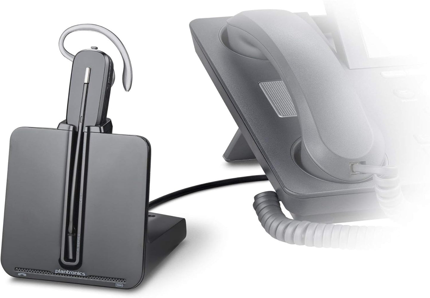 Plantronics-CS540 Convertible Wireless Headset with HL10 Handset Lifter (Renewed)