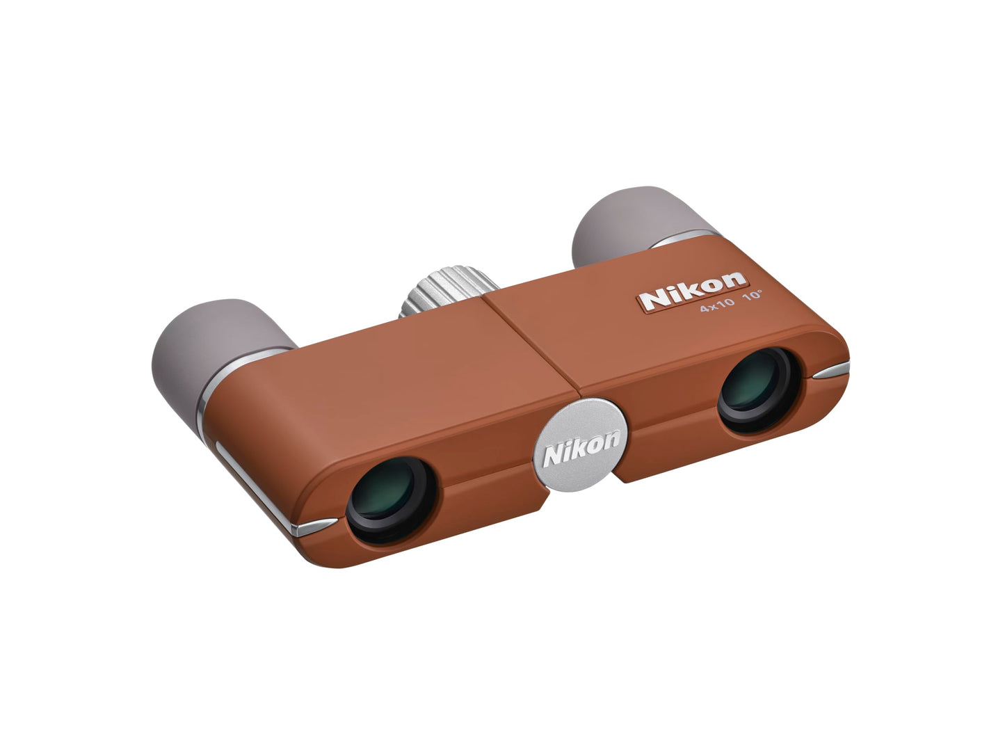Nikon 4x10D CF Pocket Binoculars (Amber Brown)