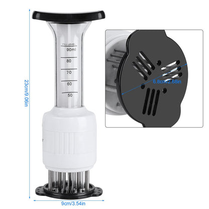 Meat Tenderizer Injector, Flavor Syringe for Steak, Needle Injector for Meat, Kitchen Tool for Marinade