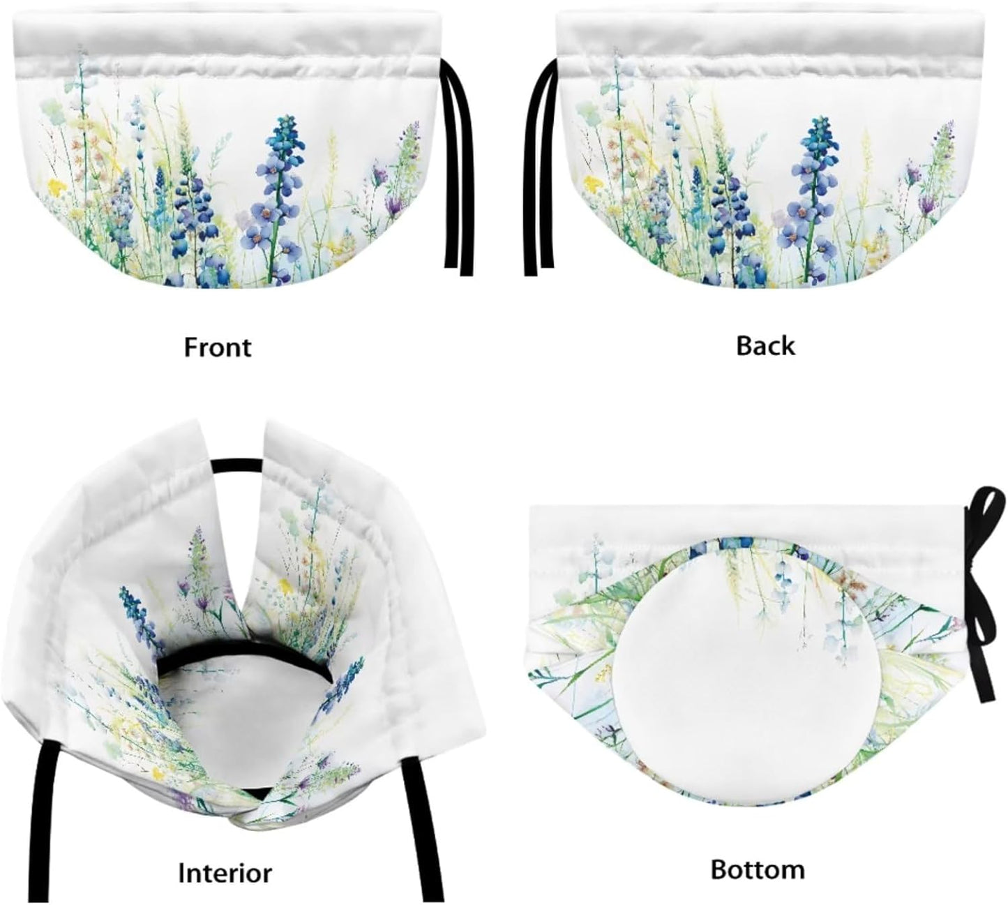 Kettle Cover Teapot Cozy, Insulated Breakfast Pot Cover, 2Pcs Set with Elastic Band for Household, Cactus and Purple