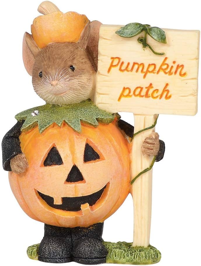 Enesco Tails with Heart Pumpkin Spice Mice Figurine