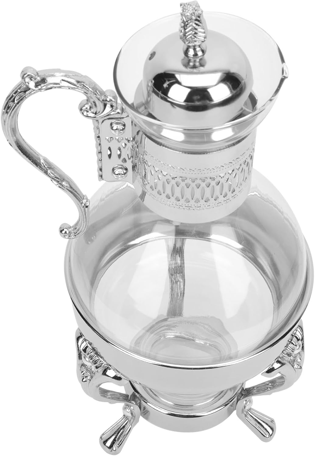 Gadpiparty Heated Coffee Pot, Turkish Coffee Machine, Ceramic Teapot, Glass Water Kettle