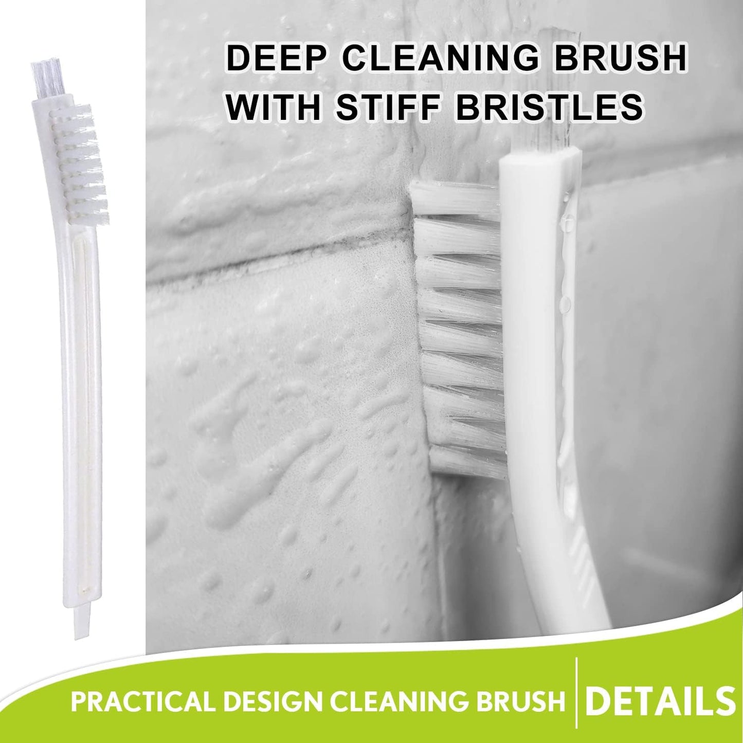Small Scrub Brushes for Cleaning, Crevice Cleaning Tool Set for Juicer, Toaster, Sink, Tile, Grout