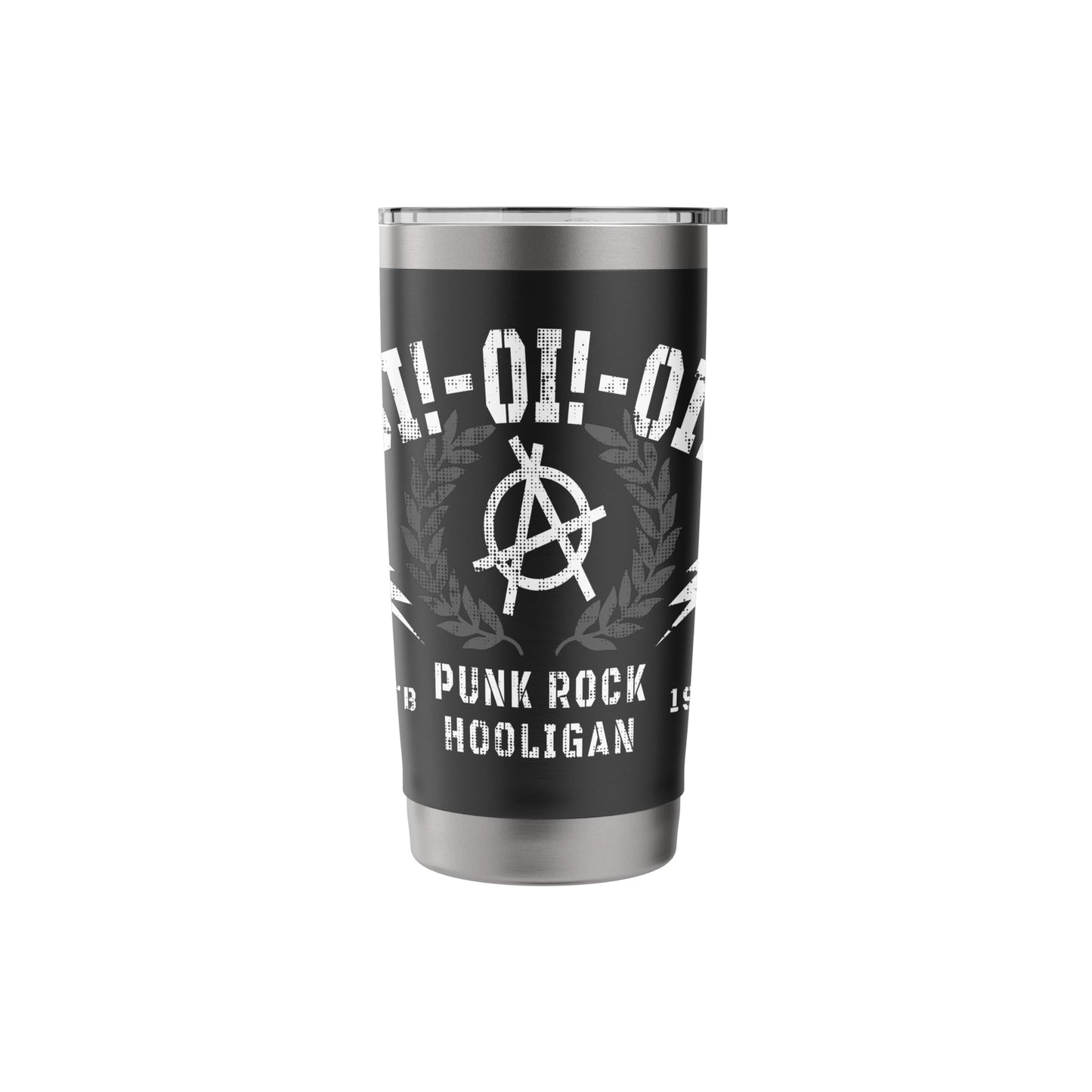 Oi Oi Oi Punk Rock Hooligan - Vintage Oi Punk Stainless Steel Insulated Tumbler