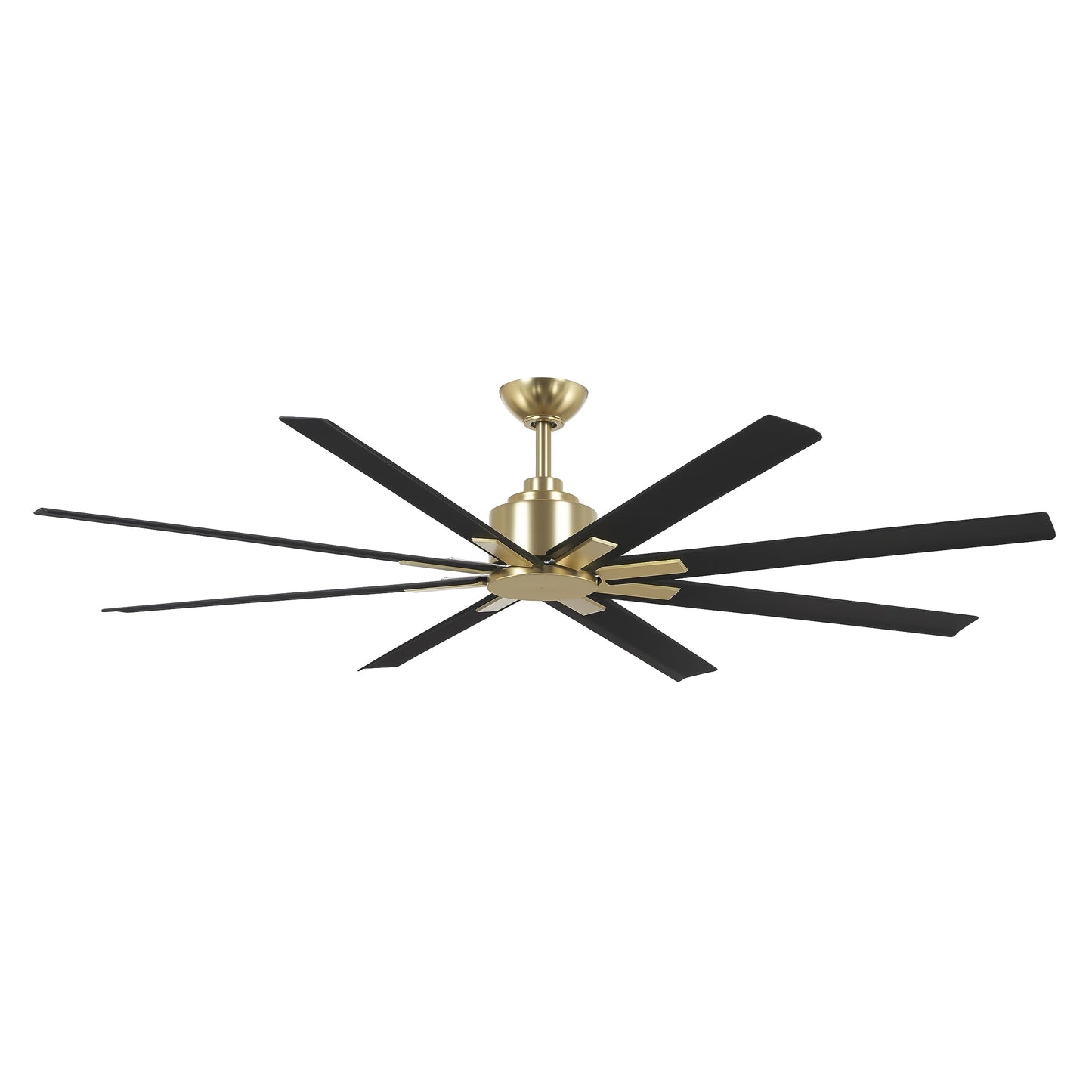 MINKA-AIRE F896-65-SBR/CL Xtreme H2O 65 Inch DC Motor Outdoor Ceiling Fan with Remote Control in Soft Brass Finish with Coal Blades