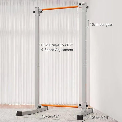 Wrobelax Power Tower, Multi-Function Pull Up Station Foldable Pull Up Bar Station Workout Equipment Height Adjustable for Home Gym Full Body Strength Training Max Load 1100lbs