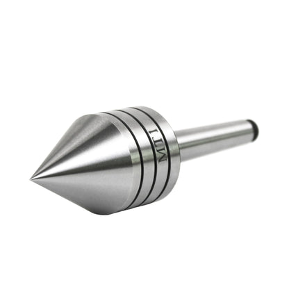 HFS(R) MT1 Live Center Heavy Duty Live Tailstock Center with 60 Degree Tip Wood Lathe Tool for Woodworking Projects (#1 Morse Taper)