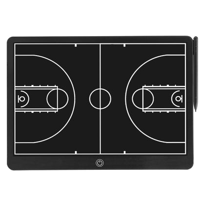 Electronic 16 inch Basketball Coaching Boards, Portable Erasable Pro Strategy Board for Training Teaching Competition Command,Tactical Drawing Tablet Coach Gifts (16 inch Basketball)