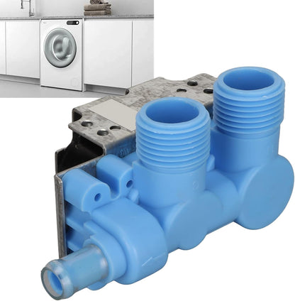 PP Double Head Water Inlet Valve Replacement Accessories for Washing Machine (110-120V)