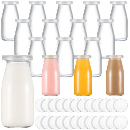 Zubebe 12 Pack 3 oz Mini Glass Jars with 24 Lids - Versatile Small Jars for Wedding Favors, Crafts, Spices, DIY Candles, and Travel Toiletries
