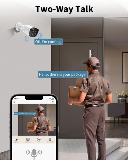 《4K Ultra HD & All-in-One Monitor》Wired Outdoor Security Camera System, POE Cameras for Home Security, NVR Video Surveillance Systems with Motion Detection
