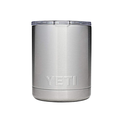 YETI Rambler 10 oz Lowball, Vacuum Insulated, Stainless Steel with MagSlider Lid, Stainless